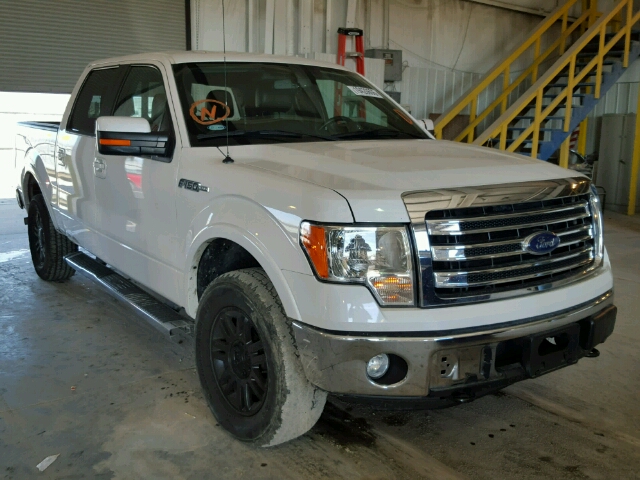 1FTFW1EF0DKE92812 - 2013 FORD F150 SUPER WHITE photo 1