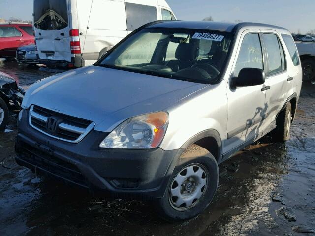 JHLRD78404C052747 - 2004 HONDA CR-V SILVER photo 2