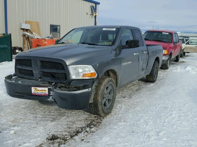 1D7RV1GP1BS512865 - 2011 DODGE RAM 1500 GRAY photo 1