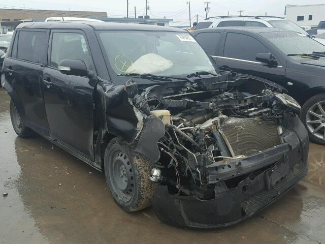 JTLKE50E481009037 - 2008 TOYOTA SCION XB BLACK photo 1