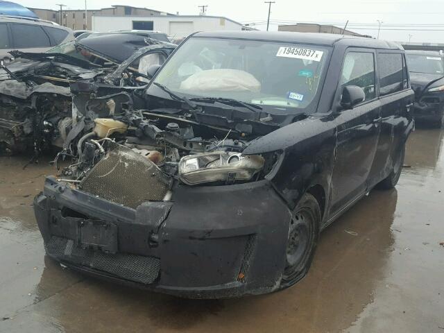 JTLKE50E481009037 - 2008 TOYOTA SCION XB BLACK photo 2