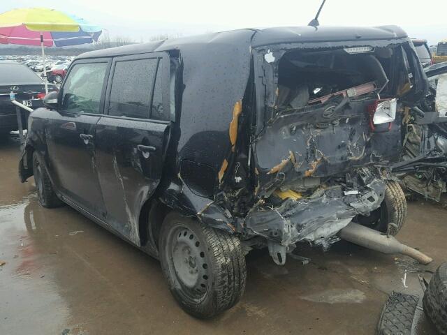 JTLKE50E481009037 - 2008 TOYOTA SCION XB Siyah fotoğraf 3