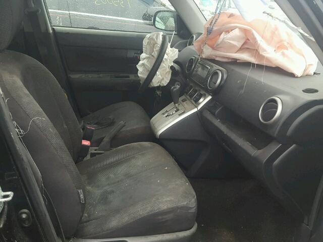 JTLKE50E481009037 - 2008 TOYOTA SCION XB Siyah fotoğraf 5