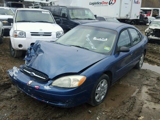 1FAHP53264A196718 - 2004 FORD TAURUS SE BLUE photo 2