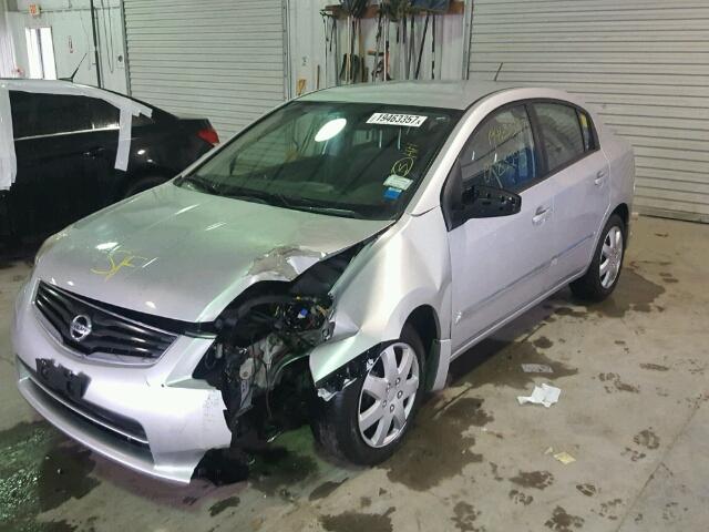 3N1AB6AP2BL685298 - 2011 NISSAN SENTRA 2.0 SILVER photo 2