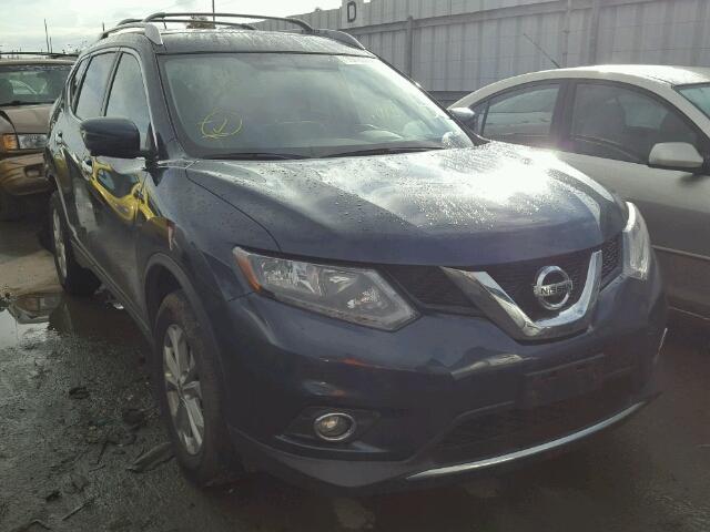 KNMAT2MV4GP657107 - 2016 NISSAN ROGUE S/SL BLUE photo 1