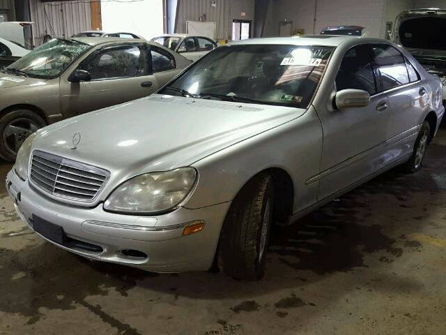 WDBNG75J72A283620 - 2002 MERCEDES-BENZ S 500 SILVER photo 2