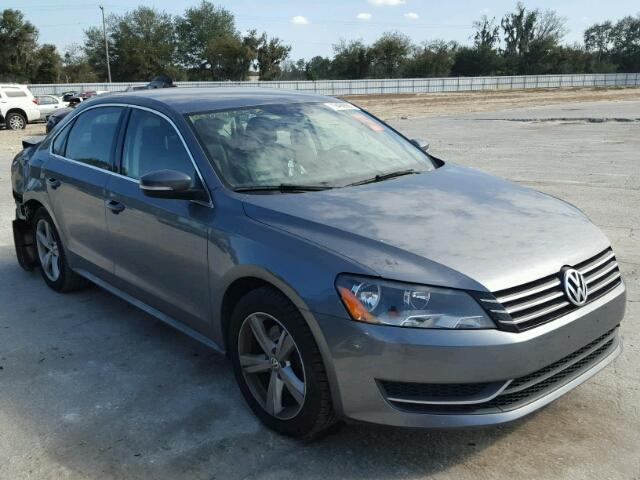 1VWBP7A31DC016926 - 2013 VOLKSWAGEN PASSAT SE GRAY photo 1