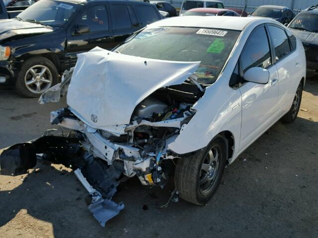 JTDKB20UX93495921 - 2009 TOYOTA PRIUS WHITE photo 2