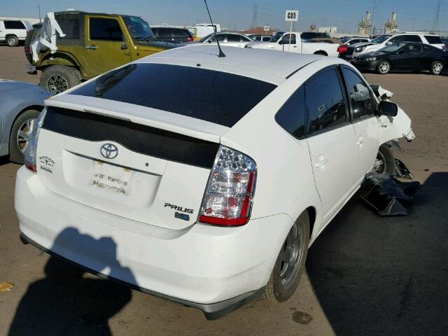 JTDKB20UX93495921 - 2009 TOYOTA PRIUS WHITE photo 4