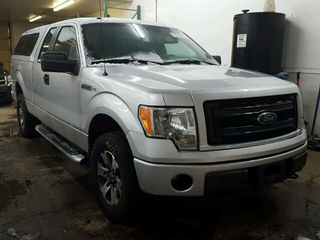 1FTFX1EF6DFB83044 - 2013 FORD F150 SUPER GRAY photo 1