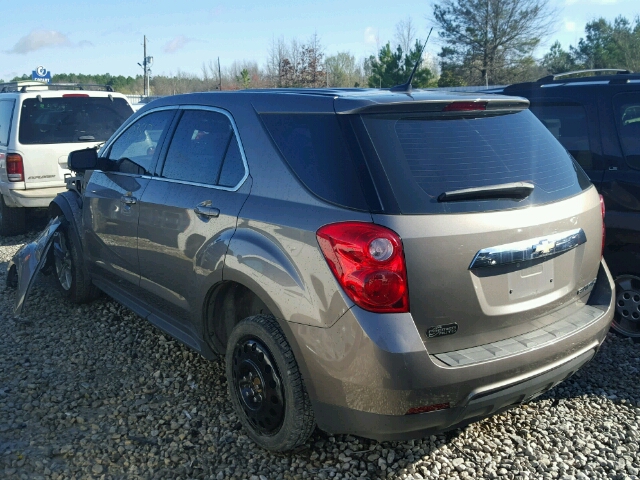 2CNALBEW4A6387743 - 2010 CHEVROLET EQUINOX LS GRAY photo 3