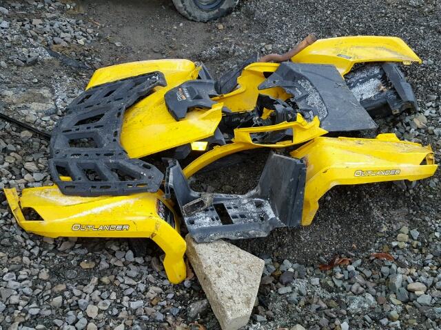 3JBLKCK19DJ000164 - 2013 CAN-AM OUTLANDER YELLOW photo 9