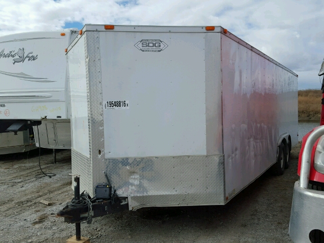 5WKBE2427B1011392 - 2011 UTILITY TRAILER WHITE photo 2