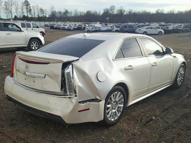 1G6DE5E59C0105096 - 2012 CADILLAC CTS LUXURY WHITE photo 4