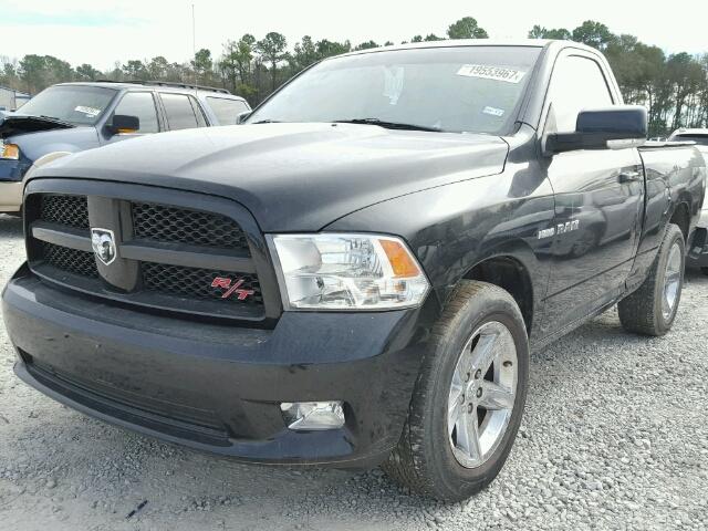 1D3HB16T59J533366 - 2009 DODGE RAM 1500 BLACK photo 2