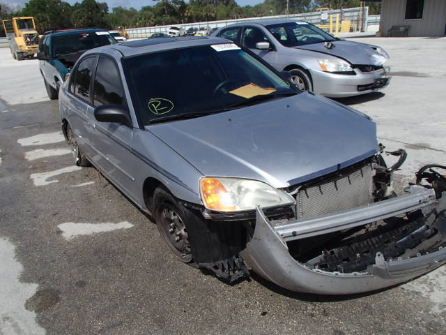 2HGES26762H555390 - 2002 HONDA CIVIC EX SILVER photo 1