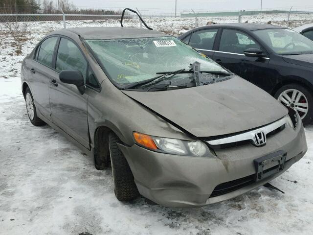 2HGFA16218H124499 - 2008 HONDA CIVIC DX GRAY photo 1