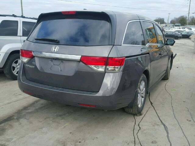 5FNRL5H6XFB098940 - 2015 HONDA ODYSSEY EX GRAY photo 4