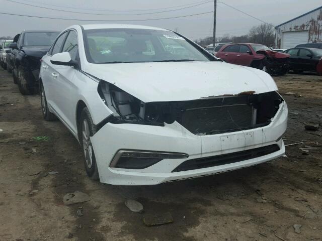 5NPE24AF8FH012032 - 2015 HYUNDAI SONATA WHITE photo 1