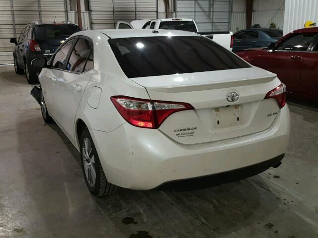 5YFBPRHE1EP074341 - 2014 TOYOTA COROLLA EC 白色 照片 3