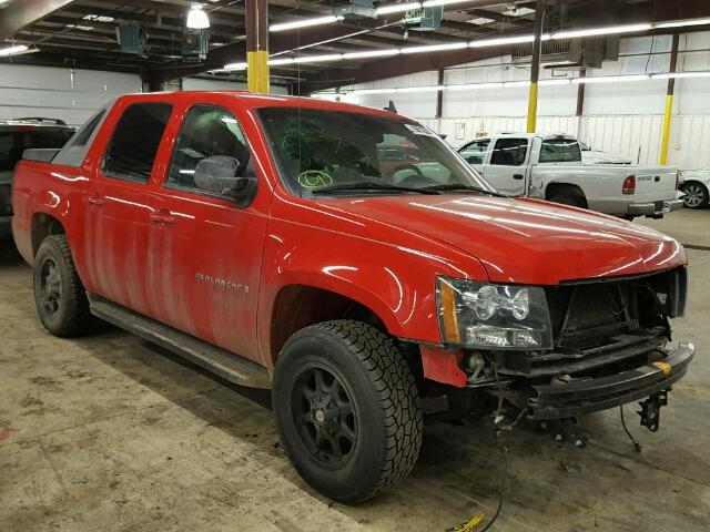 3GNFK22079G162320 - 2009 CHEVROLET AVALANCHE RED photo 1