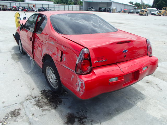 2G1WW12E929311273 - 2002 CHEVROLET MONTE CARL RED photo 3