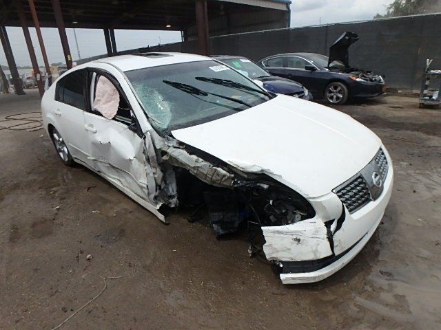 1N4BA41E45C834579 - 2005 NISSAN MAXIMA SE WHITE photo 1