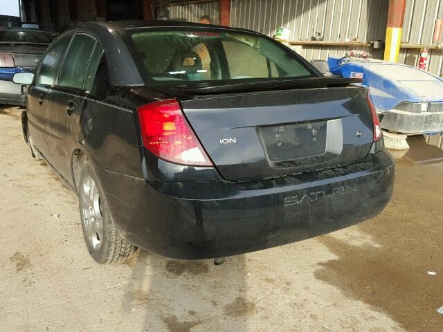 1G8AL52F43Z155834 - 2003 SATURN ION LEVEL BLACK photo 3