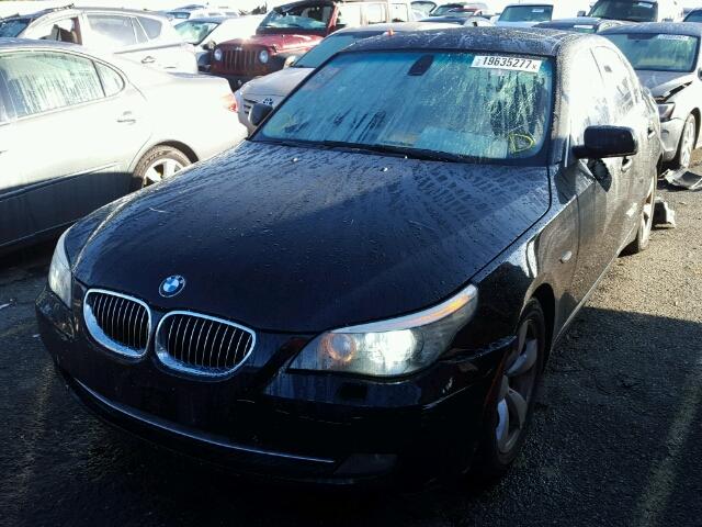 WBANU53578CT10569 - 2008 BMW 528 I BLACK photo 2