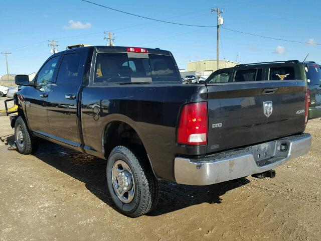 3D7UT2CLXBG573910 - 2011 DODGE RAM 2500 BLACK photo 3