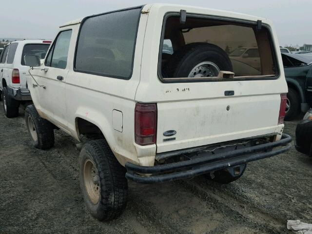 1FMCU14S5FUC80398 - 1985 FORD BRONCO II WHITE photo 3