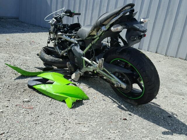 JKAEXEC159DA29466 - 2009 KAWASAKI EX650 C 绿色 照片 3