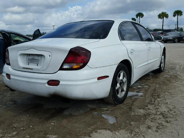 1G3GR62H614100091 - 2001 OLDSMOBILE AURORA WHITE photo 4