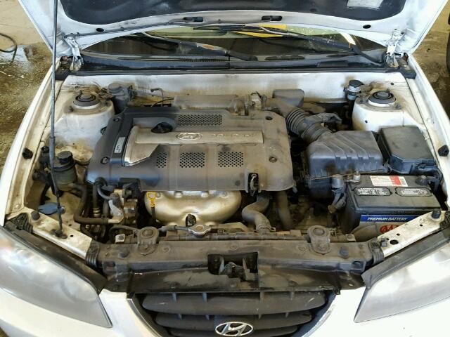 KMHDN46DX6U362161 - 2006 HYUNDAI ELANTRA GL WHITE photo 7