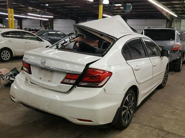 19XFB2F97DE012259 - 2013 HONDA CIVIC EXL WHITE photo 4