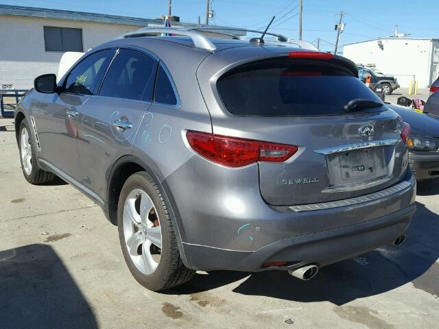 JN8AS1MU1AM803030 - 2010 INFINITI FX35 GRAY photo 3