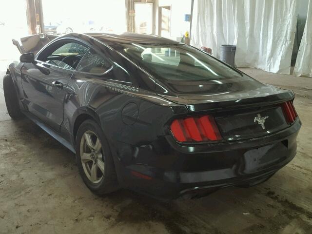 1FA6P8AM5F5330692 - 2015 FORD MUSTANG BLACK photo 3