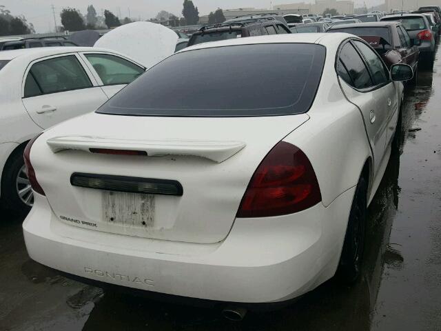 2G2WP522451179418 - 2005 PONTIAC GRAND PRIX WHITE photo 4