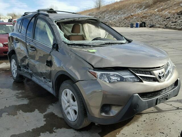 JTMBFREV9DD044514 - 2013 TOYOTA RAV4 LE BEIGE photo 1