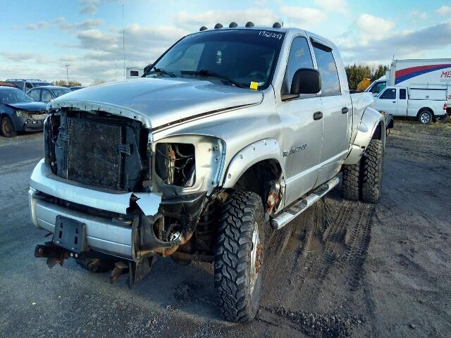 3D7MX49C66G256171 - 2006 DODGE RAM 3500 SILVER photo 2