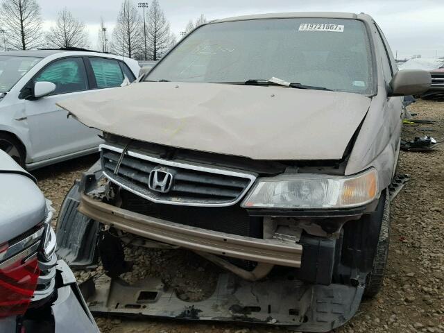 5FNRL18614B102170 - 2004 HONDA ODYSSEY EX GOLD photo 7