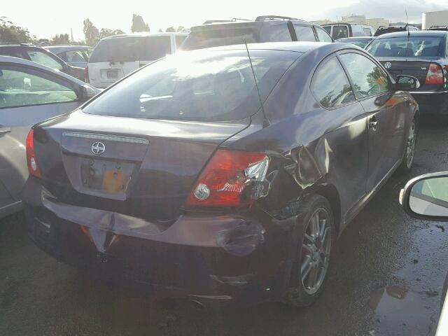 JTKDE177970219120 - 2007 TOYOTA SCION TC 栗色 照片 4