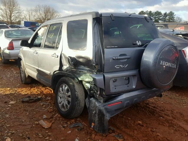 SHSRD78955U308922 - 2005 HONDA CR-V SE GRAY photo 3