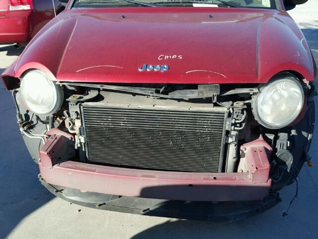 1J8FT47W68D557947 - 2008 JEEP COMPASS SP MAROON photo 9