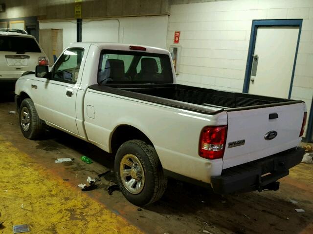 1FTKR1ADXAPA68417 - 2010 FORD RANGER WHITE photo 3