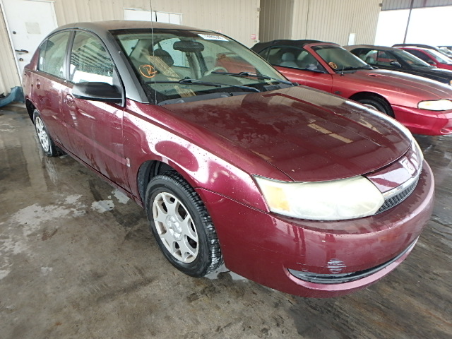 1G8AJ52F93Z132992 - 2003 SATURN ION LEVEL BURGUNDY photo 1