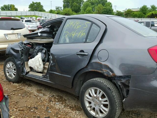 JS2YC5A35C6302763 - 2012 SUZUKI SX4 LE GRAY photo 10