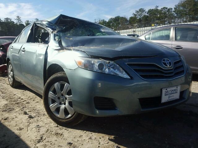 4T4BF3EK6BR147441 - 2011 TOYOTA CAMRY GREEN photo 1