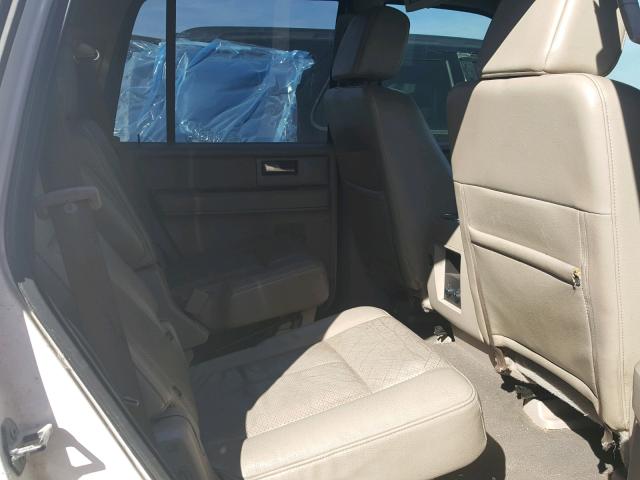 1FMFU19537LA34327 - 2007 FORD EXPEDITION WHITE photo 6